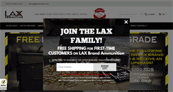 Desktop Screenshot of laxammo.com